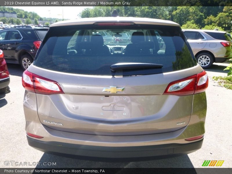 Sandy Ridge Metallic / Medium Ash Gray 2019 Chevrolet Equinox LS AWD