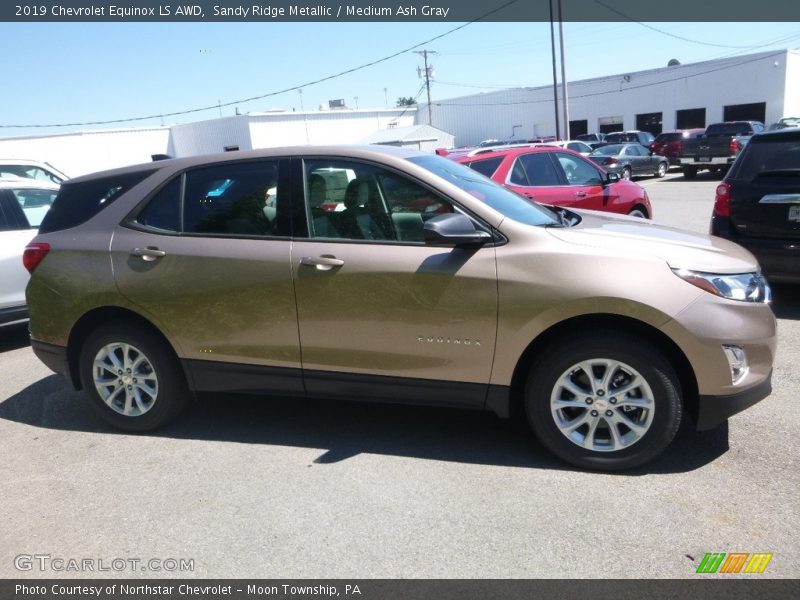 Sandy Ridge Metallic / Medium Ash Gray 2019 Chevrolet Equinox LS AWD