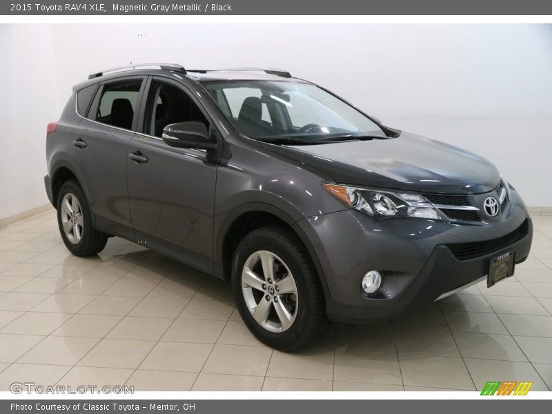 Magnetic Gray Metallic / Black 2015 Toyota RAV4 XLE