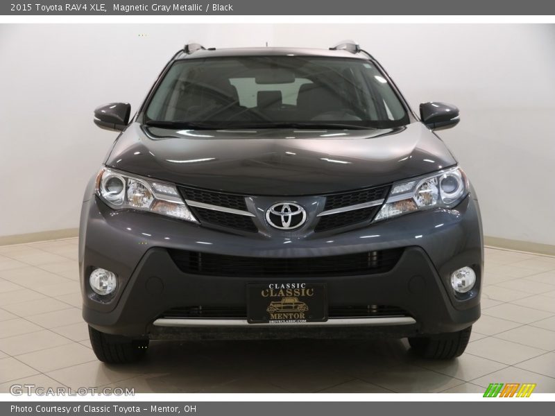 Magnetic Gray Metallic / Black 2015 Toyota RAV4 XLE