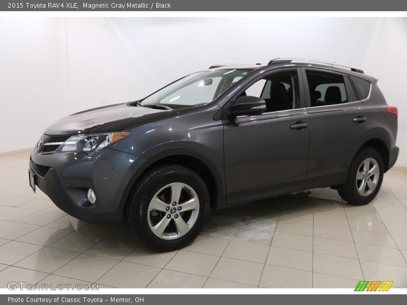 Magnetic Gray Metallic / Black 2015 Toyota RAV4 XLE
