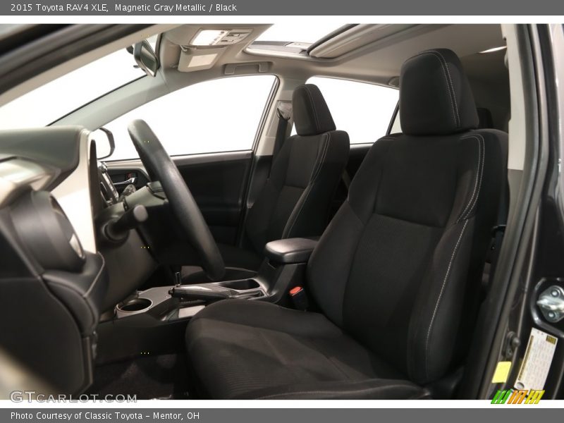 Magnetic Gray Metallic / Black 2015 Toyota RAV4 XLE