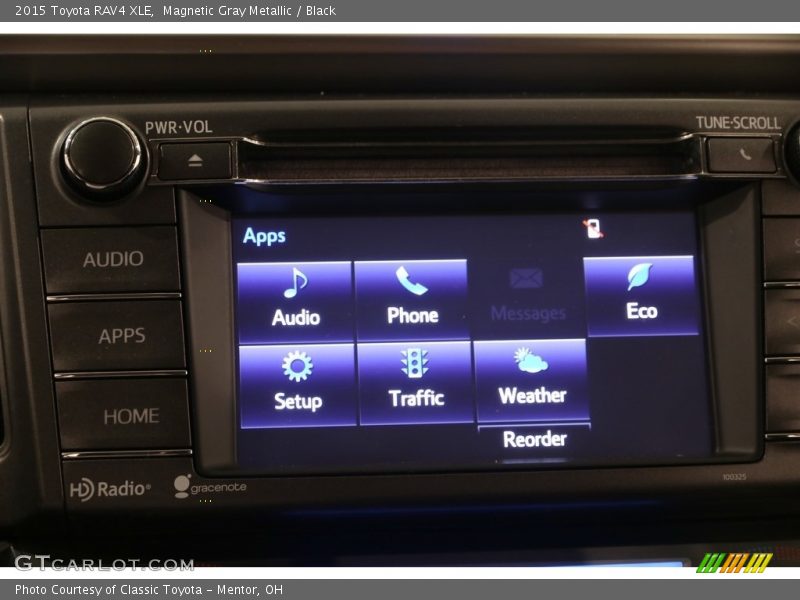 Magnetic Gray Metallic / Black 2015 Toyota RAV4 XLE