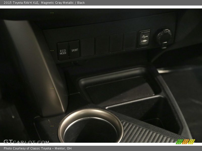 Magnetic Gray Metallic / Black 2015 Toyota RAV4 XLE