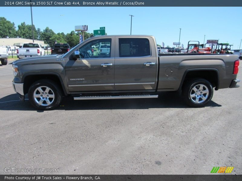 Bronze Alloy Metallic / Cocoa/Dune 2014 GMC Sierra 1500 SLT Crew Cab 4x4