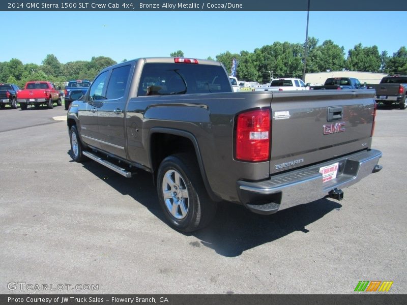 Bronze Alloy Metallic / Cocoa/Dune 2014 GMC Sierra 1500 SLT Crew Cab 4x4
