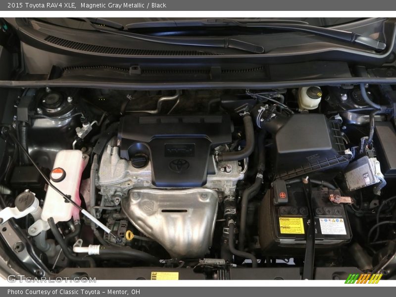 Magnetic Gray Metallic / Black 2015 Toyota RAV4 XLE