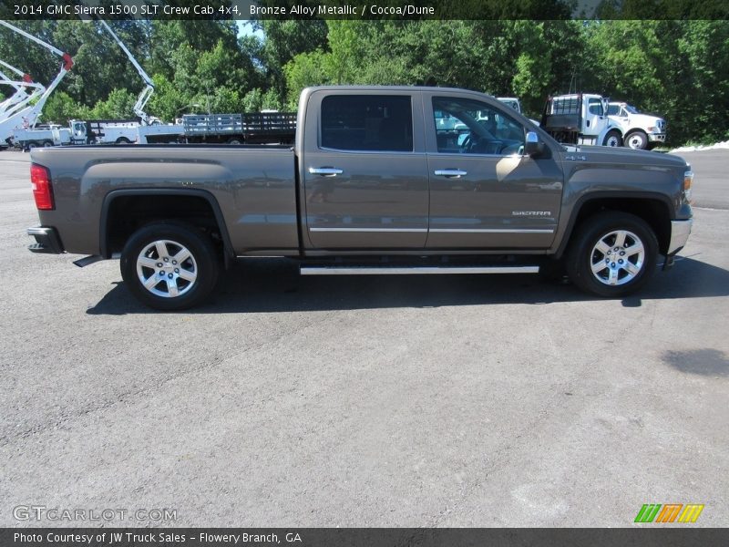 Bronze Alloy Metallic / Cocoa/Dune 2014 GMC Sierra 1500 SLT Crew Cab 4x4