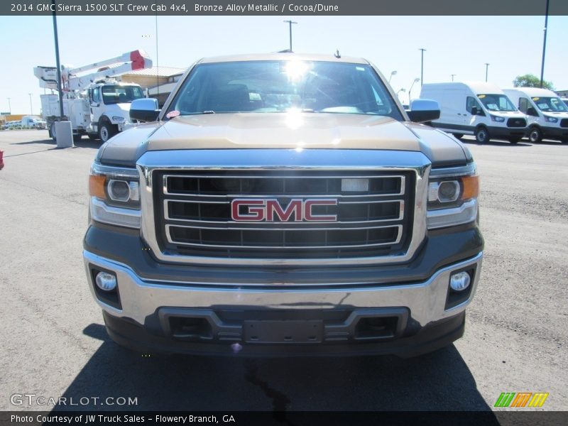 Bronze Alloy Metallic / Cocoa/Dune 2014 GMC Sierra 1500 SLT Crew Cab 4x4