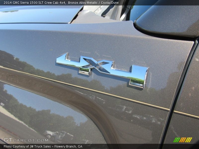 Bronze Alloy Metallic / Cocoa/Dune 2014 GMC Sierra 1500 SLT Crew Cab 4x4