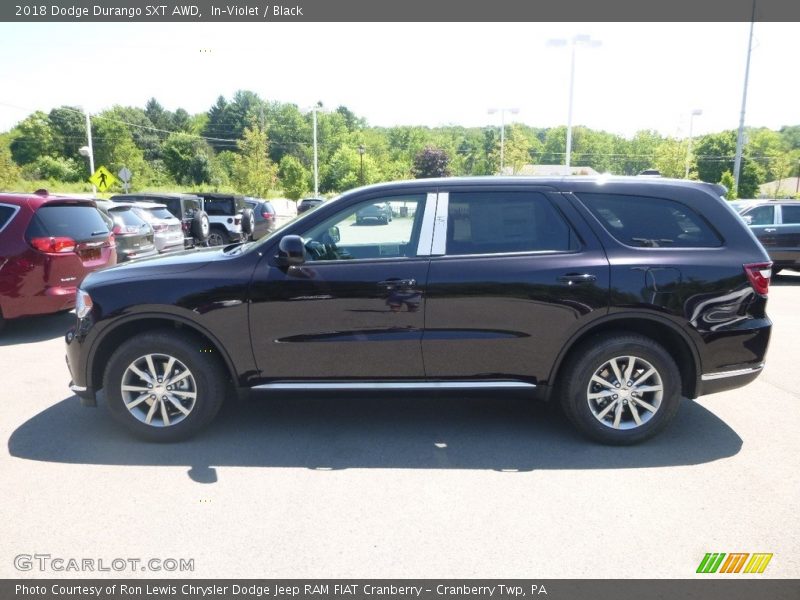 In–Violet / Black 2018 Dodge Durango SXT AWD