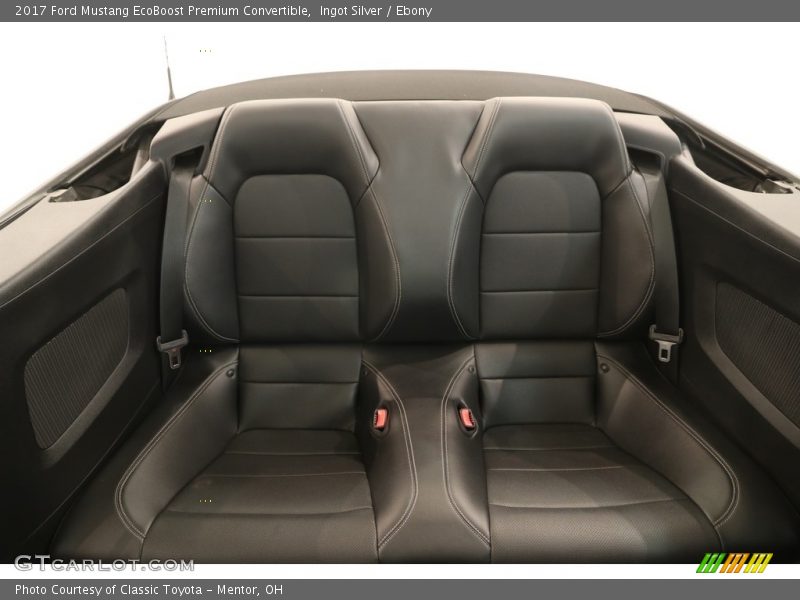 Ingot Silver / Ebony 2017 Ford Mustang EcoBoost Premium Convertible