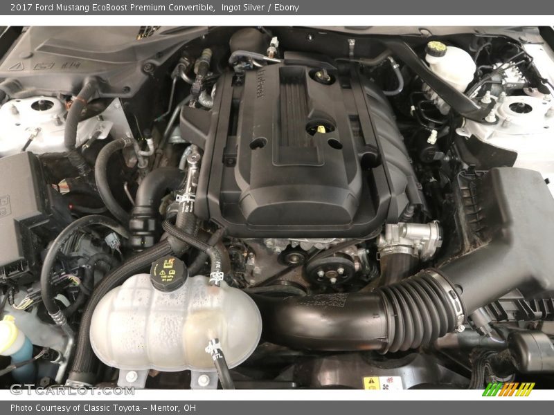 Ingot Silver / Ebony 2017 Ford Mustang EcoBoost Premium Convertible