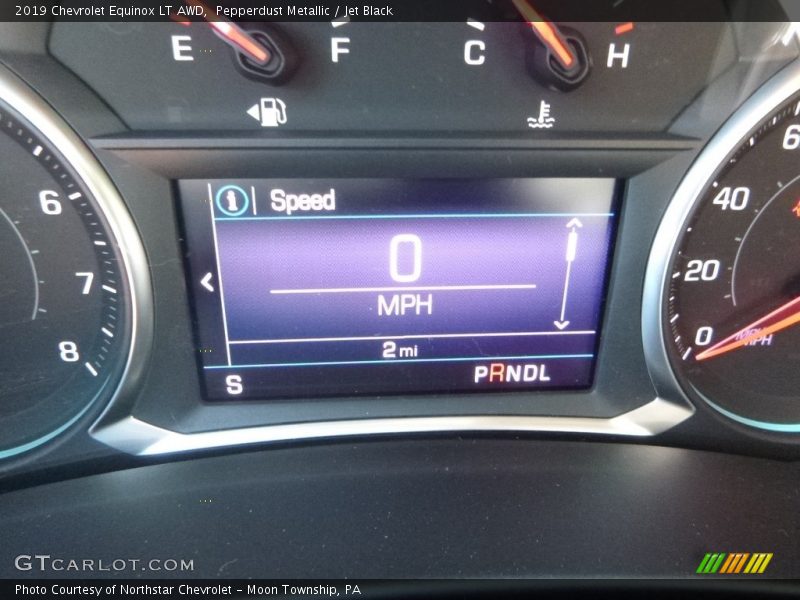 Pepperdust Metallic / Jet Black 2019 Chevrolet Equinox LT AWD