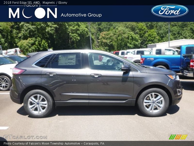 Magnetic / Ebony 2018 Ford Edge SEL AWD