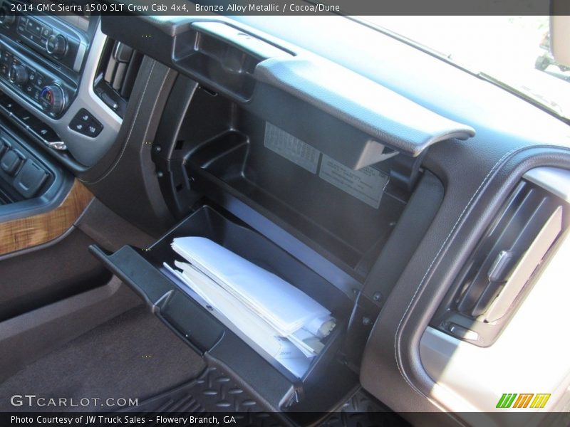 Bronze Alloy Metallic / Cocoa/Dune 2014 GMC Sierra 1500 SLT Crew Cab 4x4