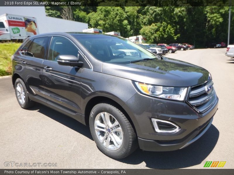 Magnetic / Ebony 2018 Ford Edge SEL AWD