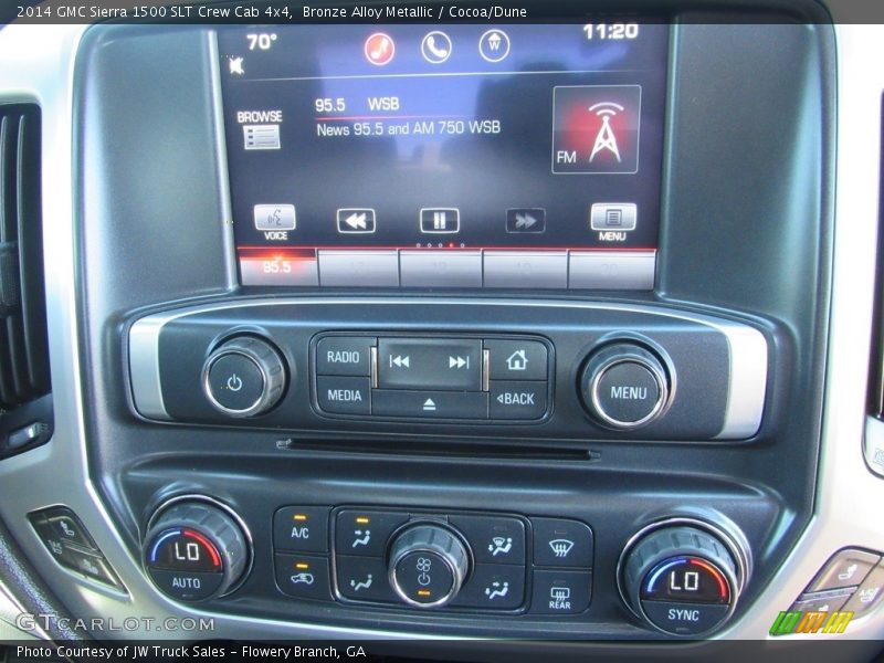 Bronze Alloy Metallic / Cocoa/Dune 2014 GMC Sierra 1500 SLT Crew Cab 4x4