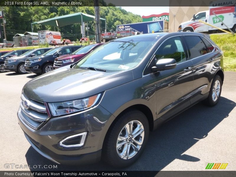 Magnetic / Ebony 2018 Ford Edge SEL AWD