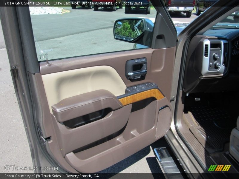 Bronze Alloy Metallic / Cocoa/Dune 2014 GMC Sierra 1500 SLT Crew Cab 4x4