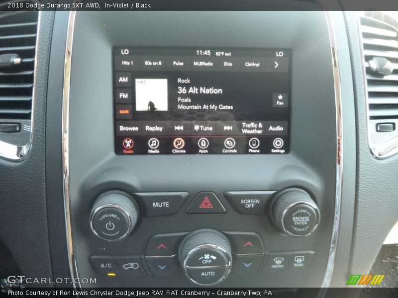 In–Violet / Black 2018 Dodge Durango SXT AWD