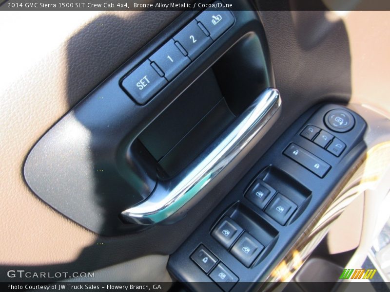 Bronze Alloy Metallic / Cocoa/Dune 2014 GMC Sierra 1500 SLT Crew Cab 4x4