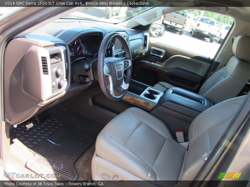 Bronze Alloy Metallic / Cocoa/Dune 2014 GMC Sierra 1500 SLT Crew Cab 4x4
