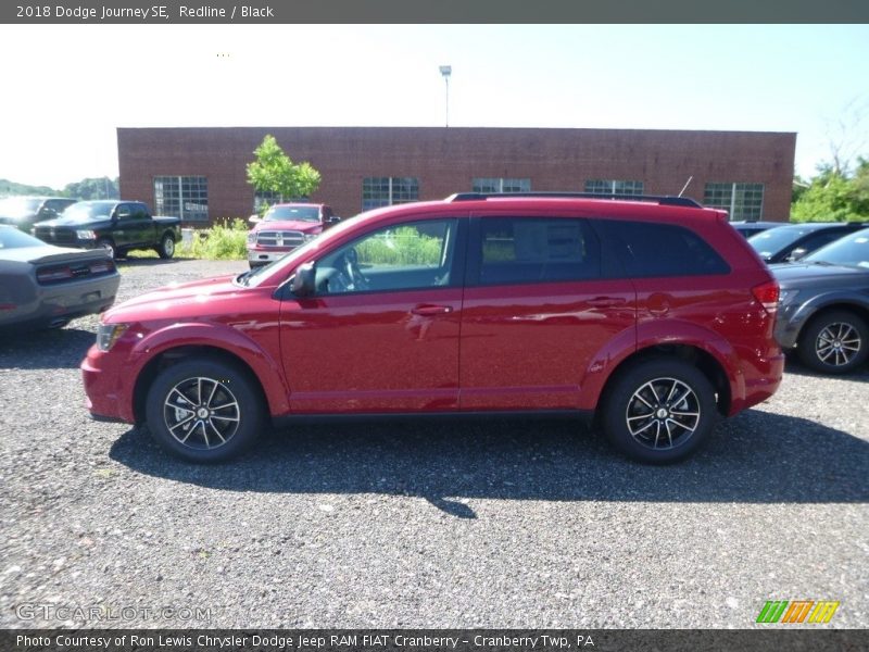 Redline / Black 2018 Dodge Journey SE