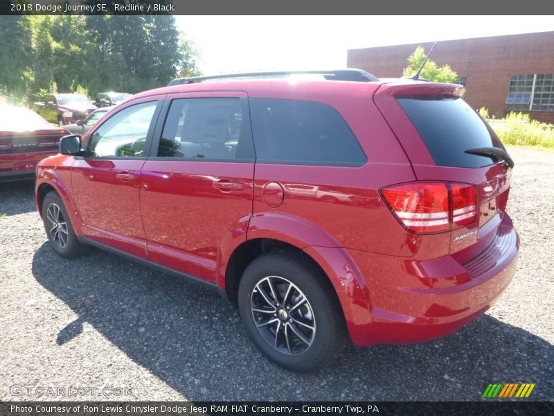 Redline / Black 2018 Dodge Journey SE