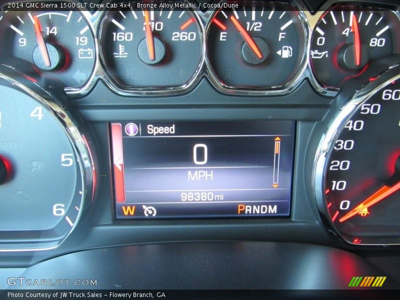 Bronze Alloy Metallic / Cocoa/Dune 2014 GMC Sierra 1500 SLT Crew Cab 4x4