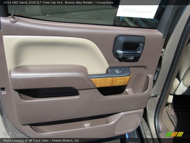 Bronze Alloy Metallic / Cocoa/Dune 2014 GMC Sierra 1500 SLT Crew Cab 4x4