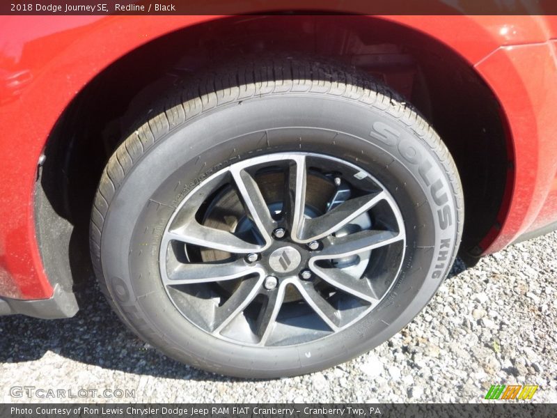 Redline / Black 2018 Dodge Journey SE