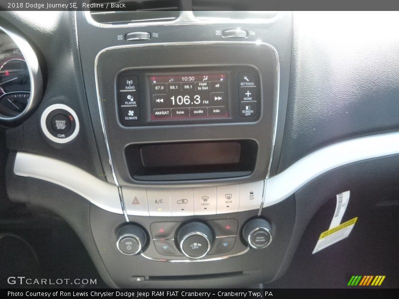 Redline / Black 2018 Dodge Journey SE