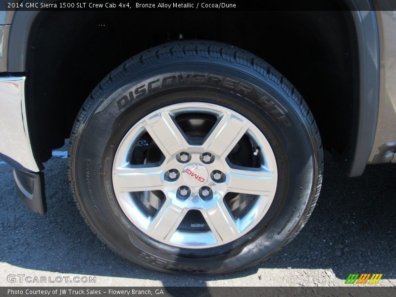 Bronze Alloy Metallic / Cocoa/Dune 2014 GMC Sierra 1500 SLT Crew Cab 4x4