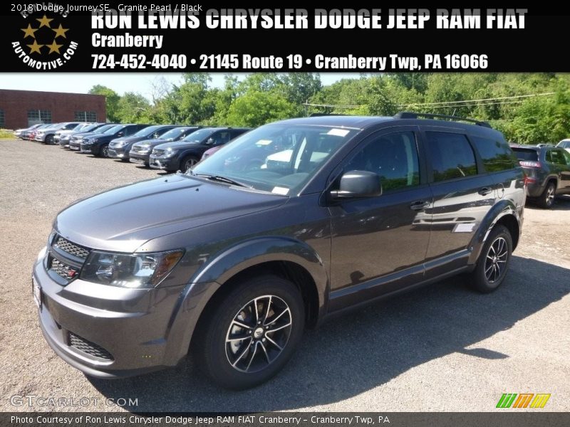 Granite Pearl / Black 2018 Dodge Journey SE