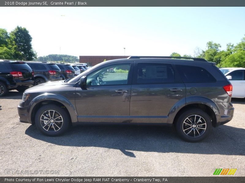 Granite Pearl / Black 2018 Dodge Journey SE