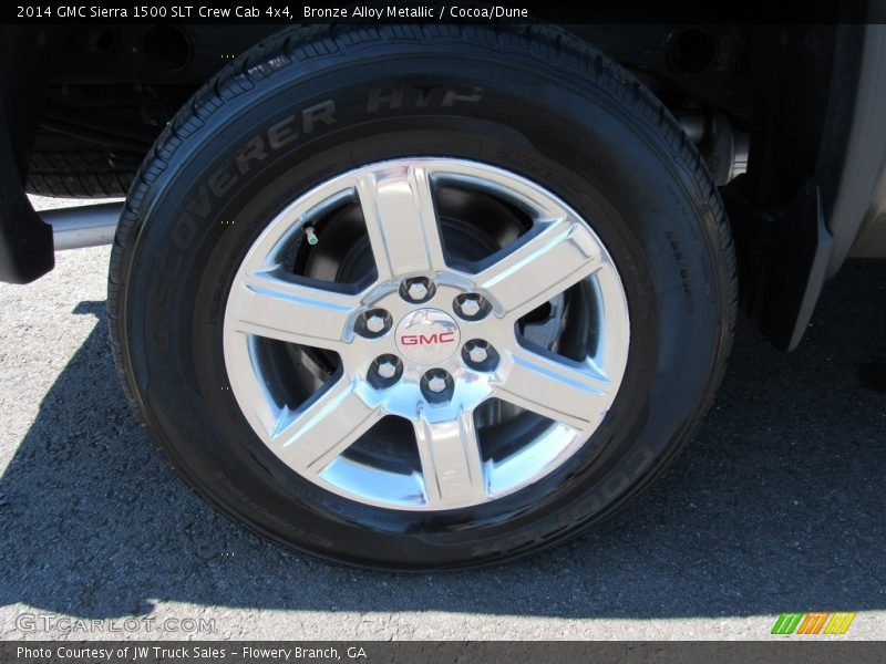 Bronze Alloy Metallic / Cocoa/Dune 2014 GMC Sierra 1500 SLT Crew Cab 4x4