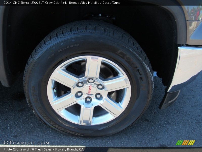 Bronze Alloy Metallic / Cocoa/Dune 2014 GMC Sierra 1500 SLT Crew Cab 4x4