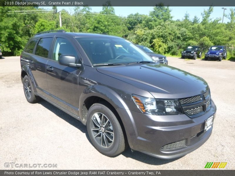 Granite Pearl / Black 2018 Dodge Journey SE