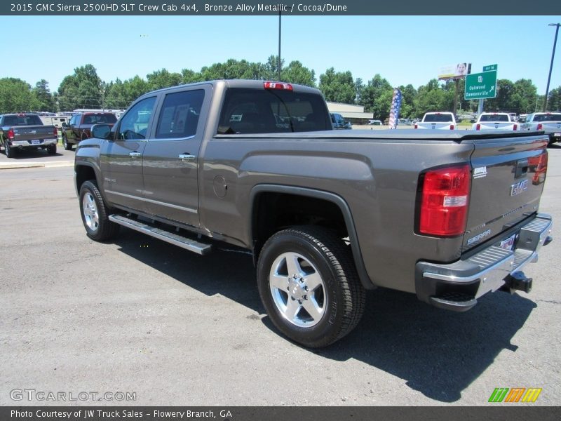 Bronze Alloy Metallic / Cocoa/Dune 2015 GMC Sierra 2500HD SLT Crew Cab 4x4