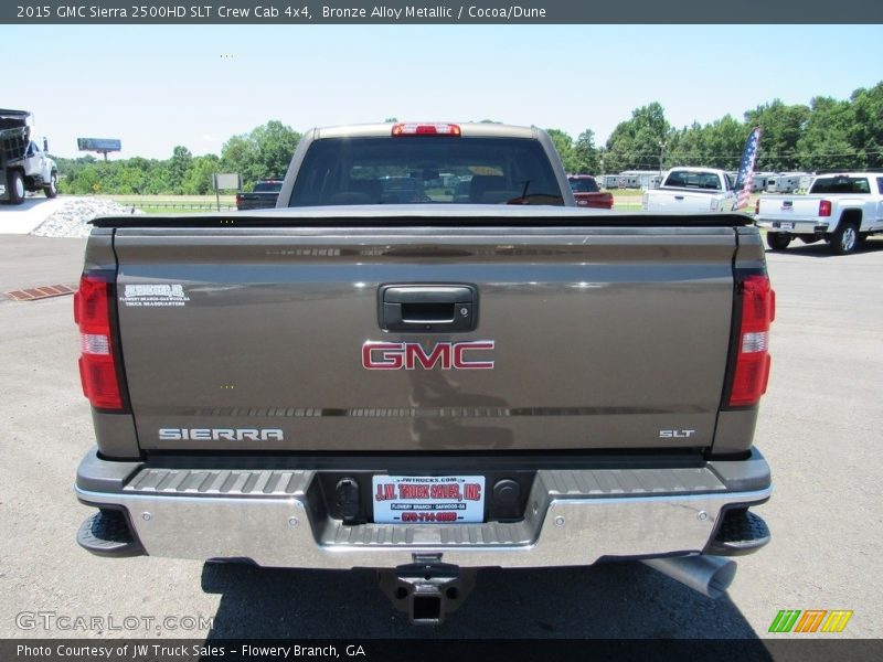 Bronze Alloy Metallic / Cocoa/Dune 2015 GMC Sierra 2500HD SLT Crew Cab 4x4