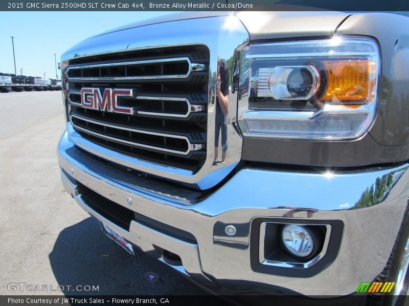 Bronze Alloy Metallic / Cocoa/Dune 2015 GMC Sierra 2500HD SLT Crew Cab 4x4