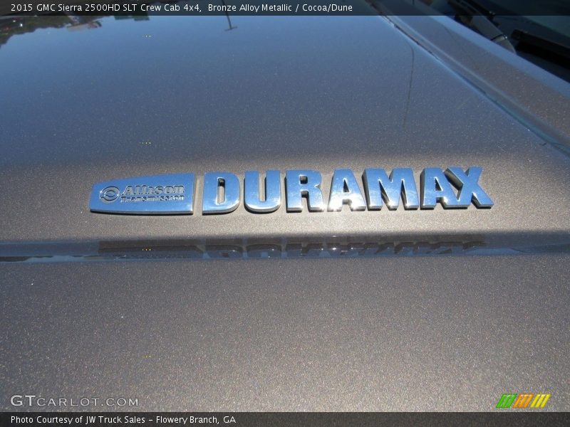 Bronze Alloy Metallic / Cocoa/Dune 2015 GMC Sierra 2500HD SLT Crew Cab 4x4