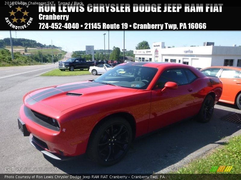 Torred / Black 2018 Dodge Challenger SXT