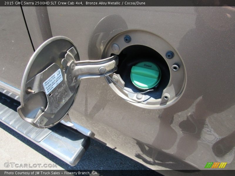 Bronze Alloy Metallic / Cocoa/Dune 2015 GMC Sierra 2500HD SLT Crew Cab 4x4