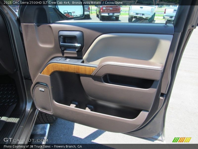 Bronze Alloy Metallic / Cocoa/Dune 2015 GMC Sierra 2500HD SLT Crew Cab 4x4