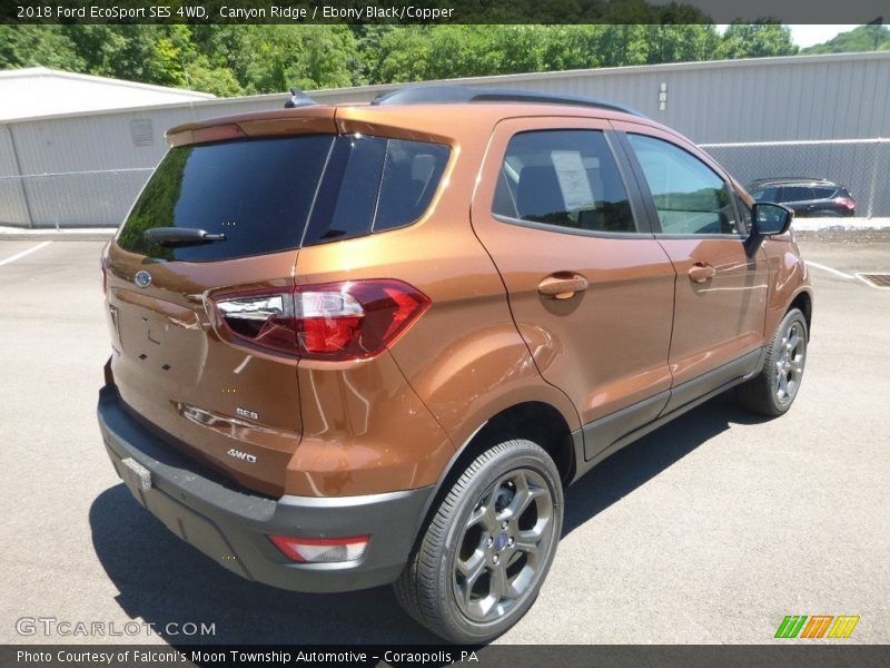 Canyon Ridge / Ebony Black/Copper 2018 Ford EcoSport SES 4WD