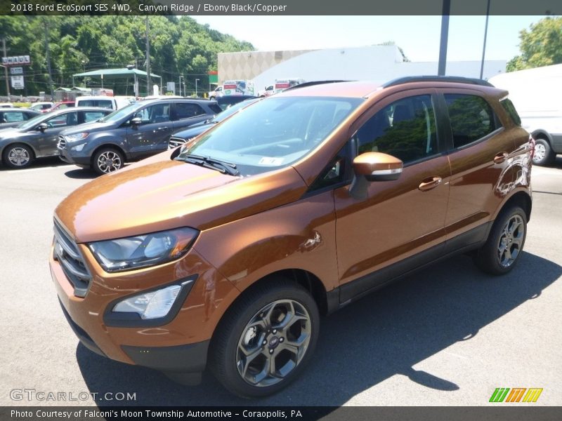 Canyon Ridge / Ebony Black/Copper 2018 Ford EcoSport SES 4WD