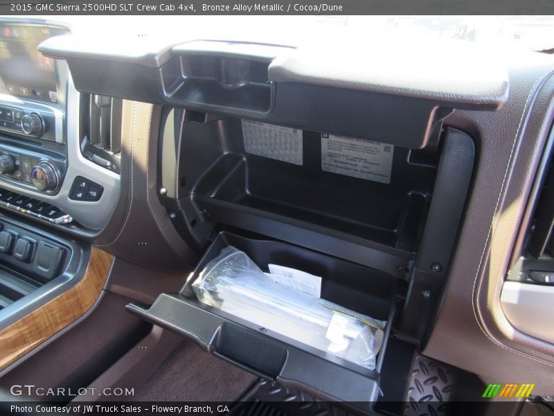 Bronze Alloy Metallic / Cocoa/Dune 2015 GMC Sierra 2500HD SLT Crew Cab 4x4