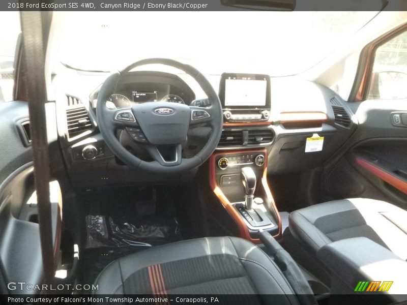 Canyon Ridge / Ebony Black/Copper 2018 Ford EcoSport SES 4WD